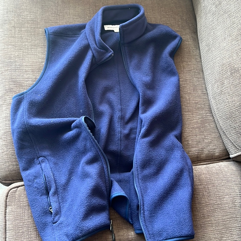 Men’s Blue Fleece Vest